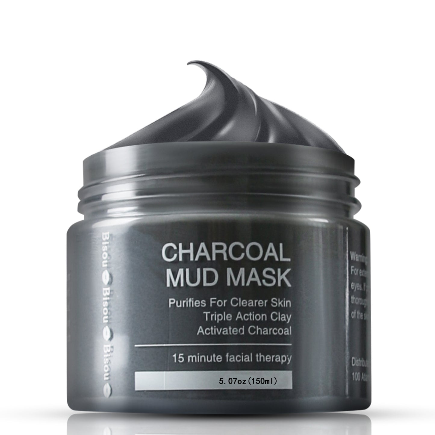 Charcoal Mud Mask with Applicator
