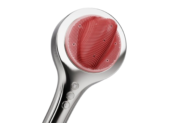 Innovative Dual-Sided Showerhead with Silicone Fin – Hygienic & Massaging Design