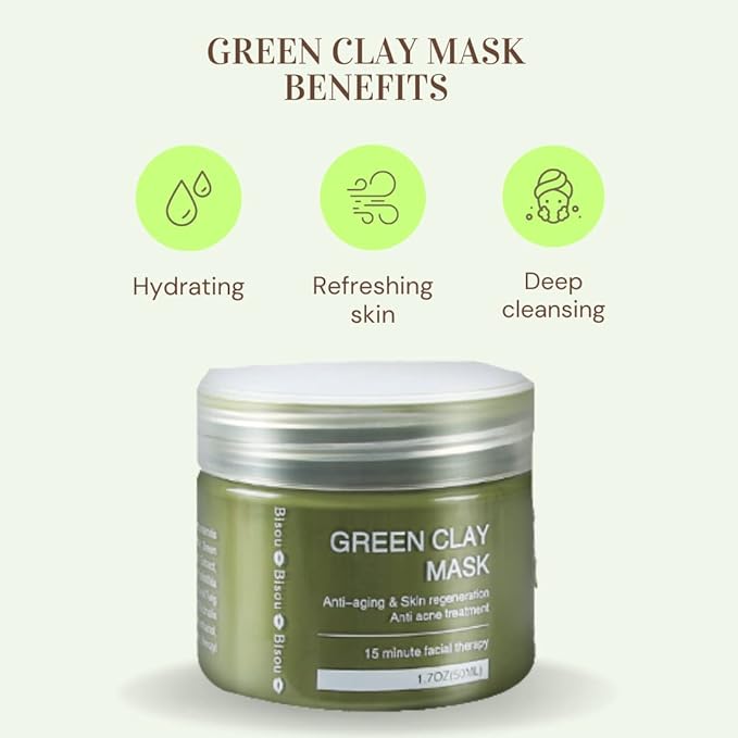 Clay Face Mask Trio with Applicator