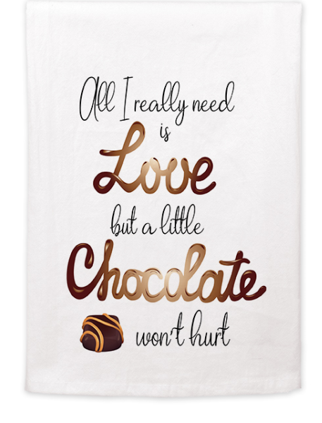 Handmade Cotton Kitchen Towels – Unique Art Designs, Valentines Day Gift