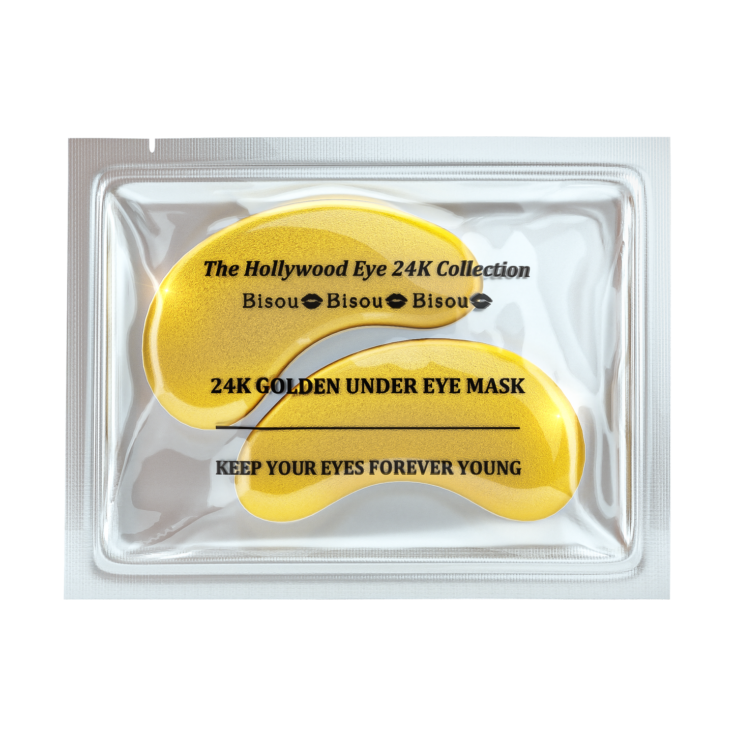 24K Gold Under Eye Mask with Lip Mask