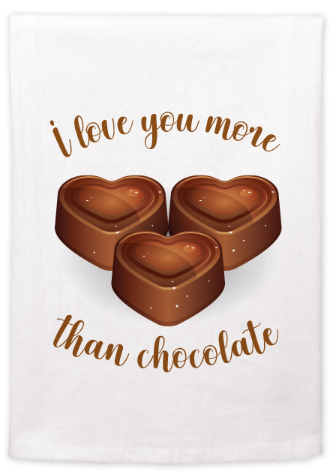 Handmade Cotton Kitchen Towels – Unique Art Designs, Valentines Day Gift