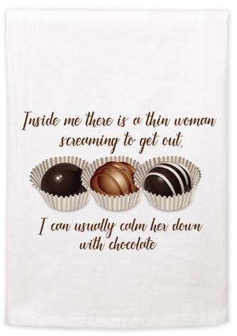 Handmade Cotton Kitchen Towels – Unique Art Designs, Valentines Day Gift