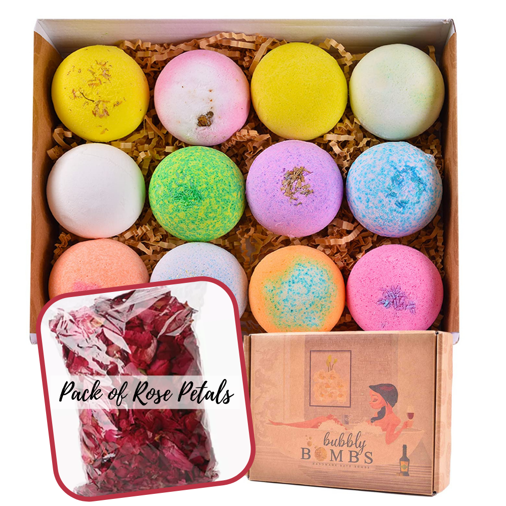Bath Bombs Gift Set (12 Pieces)