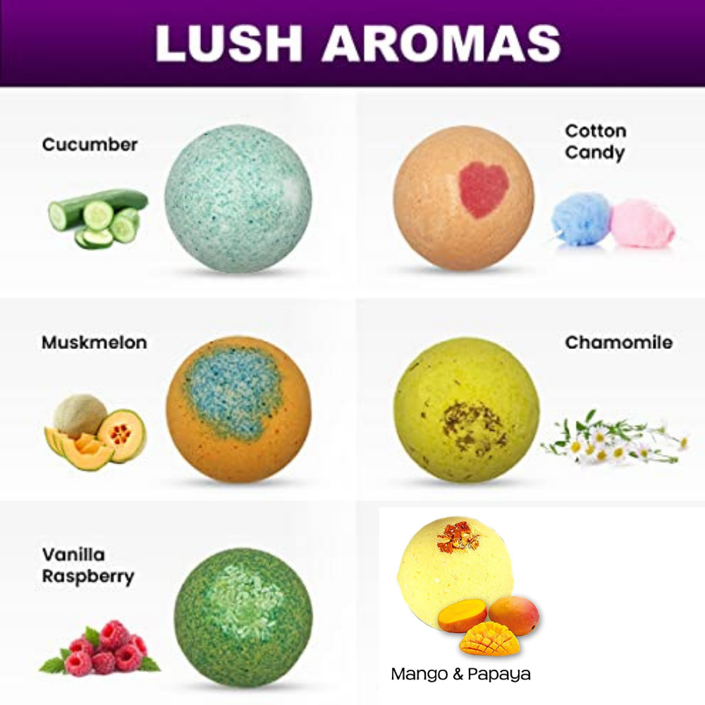 Bath Bombs Gift Set (12 Pieces)