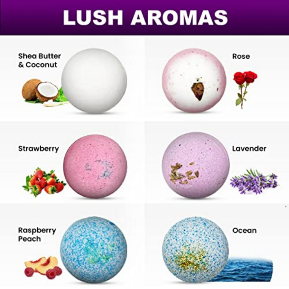 Bath Bombs Gift Set (12 Pieces)